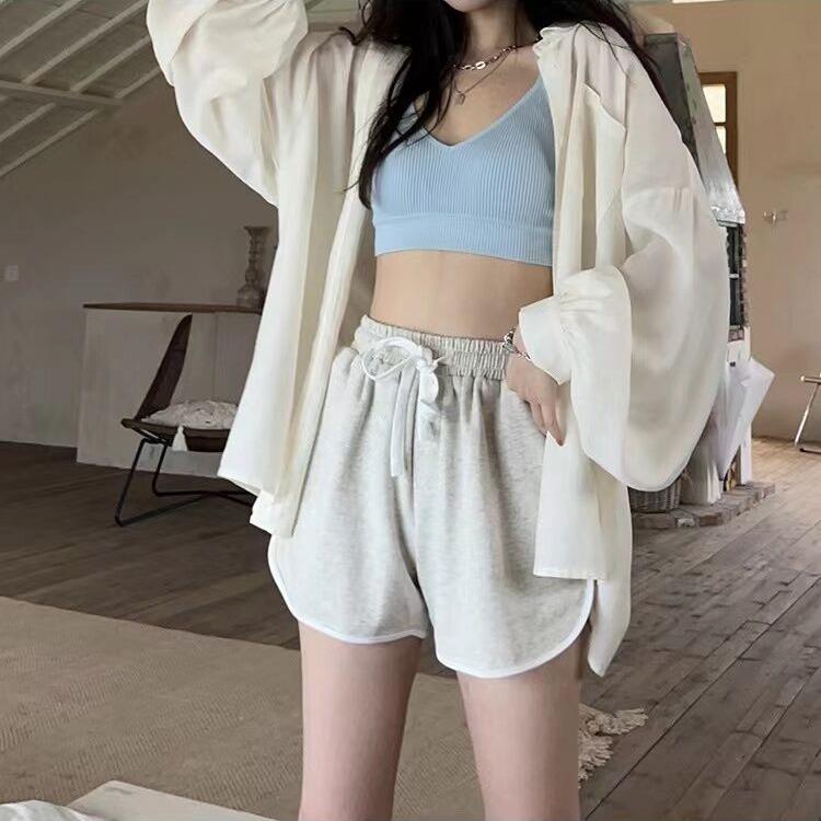 Womens Camisole Top One-piece Tube Spaghetti Straps Bra Pad