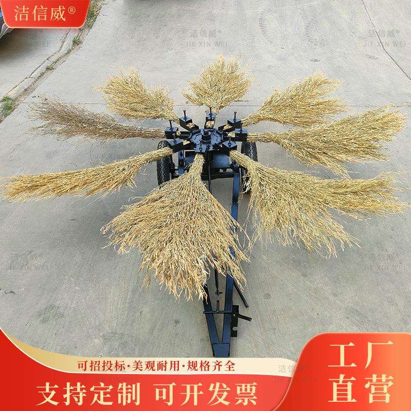 可折叠式风火轮扫地机 公路国道配车使用牵引式扫地车 齿轮传动