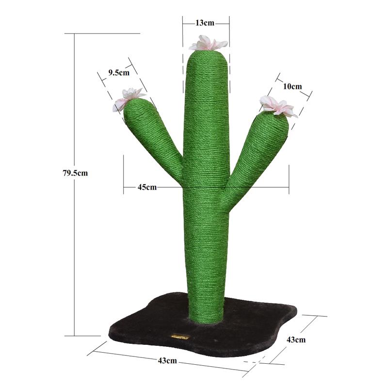 高档现货凯瑞彩色花猫朵猫爬架猫架台玩具猫跳抓柱 向日葵爬猫猫