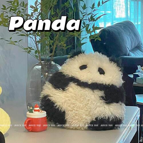 熊猫抱枕背影玩偶可爱沙发学生睡觉靠背垫网红飘窗毛绒玩具礼物女