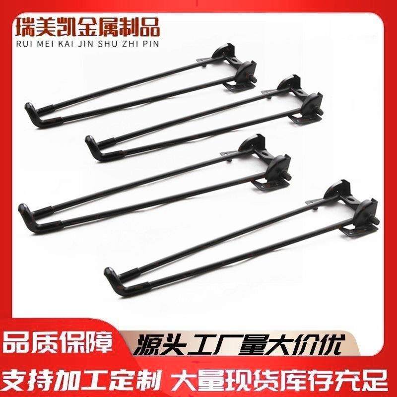 现代简约户外可折叠发夹桌腿茶几电脑桌子支架铁艺U型可拆卸桌脚