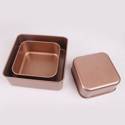 Square Oven Pan Tray Cake Bread Plate baking mold 正方形烤盘