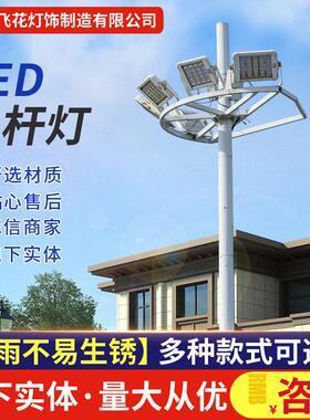 LED广场杆灯照明灯具道路照明工程港口升降式杆路灯灯杆厂家