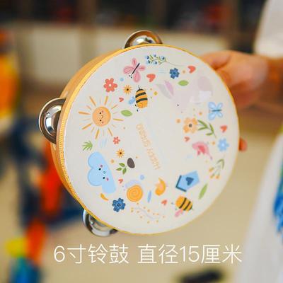 新款studd儿y早奥尔夫教铃鼓榉木幼摇铃儿童乐器玩具园教具打击乐
