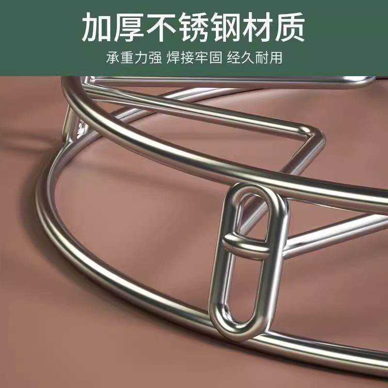 304实心不锈钢锅架蒸架锅圈多功能厨房防烫隔热锅垫锅架子置物架