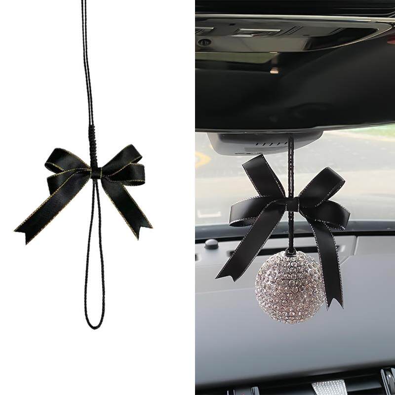 高档ONGO形动后视镜挂件载车薰汽生车香水球水晶饰品镶钻闪香球日