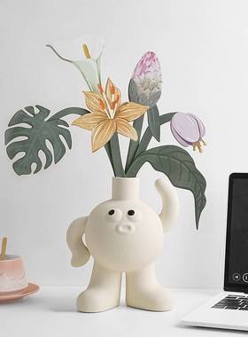 好看的摆件高端大气上档次摆件香薰花卡植物花束香氛卡家居装饰插