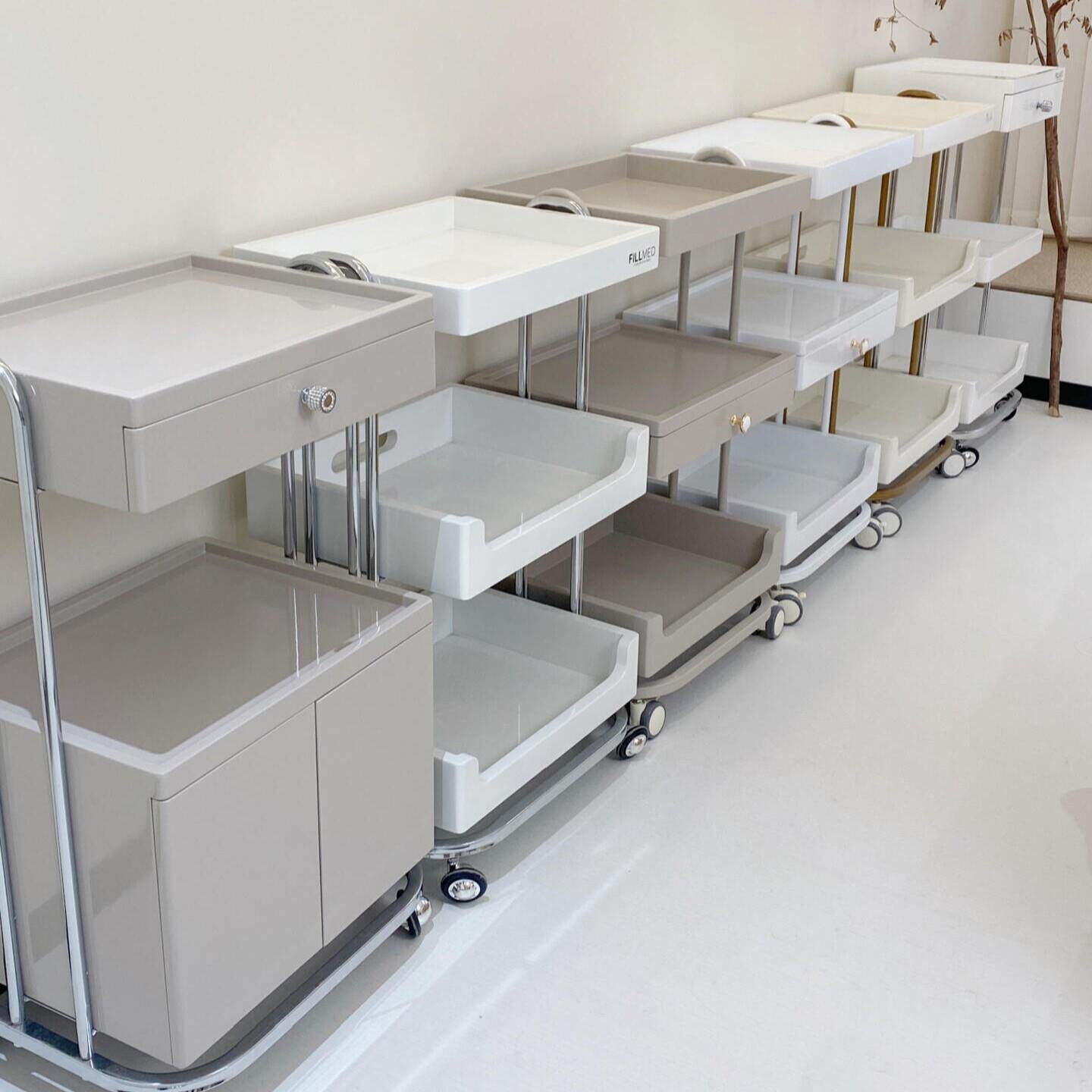 美容院店小推车置物架美容院SPA纹绣烫染仪器专用放置收纳工具车