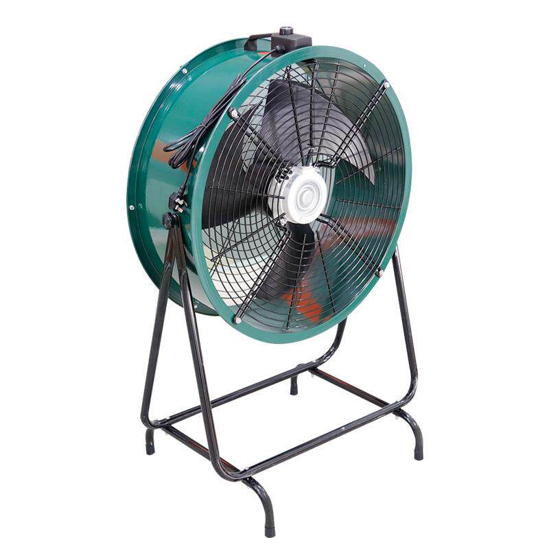 手提式轴流风机SFT600低噪音带支架工业排风扇隧道船用通风除尘