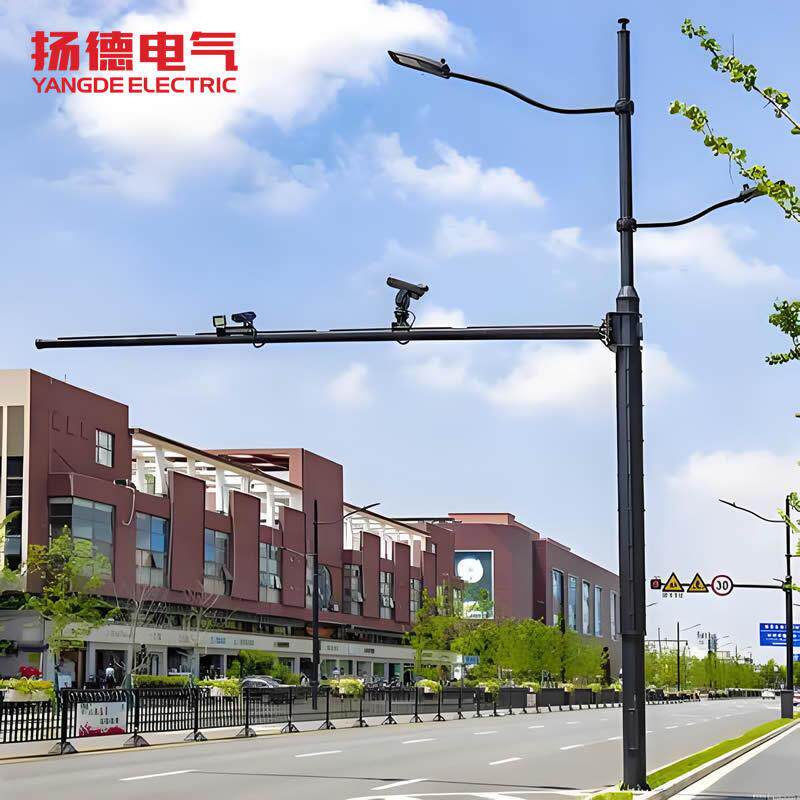 厂家多功能合杆综合杆件交通安全标志红绿灯信号杆多杆合一路灯杆