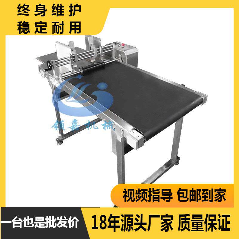 全自动分页机流水线朔料袋食品包装袋纸盒卡片说明书流水线输送带