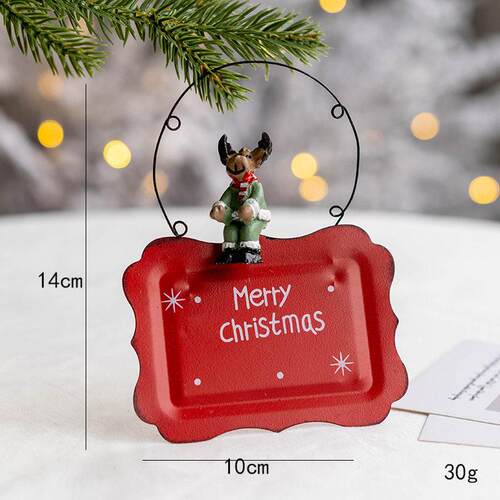 Ornaments Christmas Tree Pendant Decorations Santa Snowman
