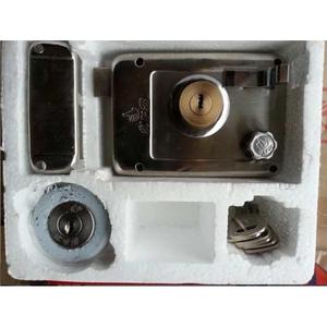 不锈钢雄帮牌外装锁普通铁管门锁大母指雄邦AS－901厂家直销包邮