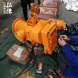 隔爆型气体防爆环链电动葫芦固定式 50吨dIIBT4Gb防爆电动葫芦 1吨