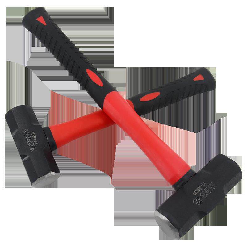 易尔拓2PYT-45八角石工锤2-24磅重建型实心锤拆子砸大墙筑铁锤铁
