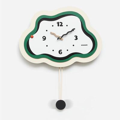 WOZOOM屋准创意挂钟客厅钟表2026新款简约餐厅家用装饰墙时钟