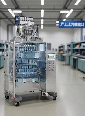 专业生产多列无纺布超声波颗粒包装机多列背封异形袋自动包装机