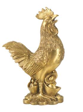 杨铜记 福鸡铜公鸡生肖鸡家居办公工艺品摆件铜器厂家 铜鸡