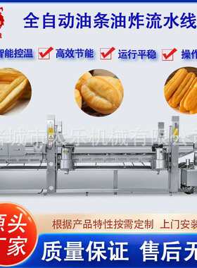 太乐大型油炸机商用大油条小油条油炸流水线全自动控温油炸机设备