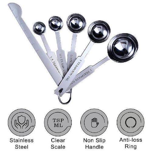 Kitchen Accessories 1/4/6 PCS Stackable Baking Tools Coffee