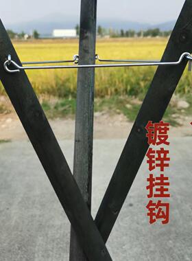 100个铁扣开业三脚架花架开张花篮支架实木黑色三角架插花架子