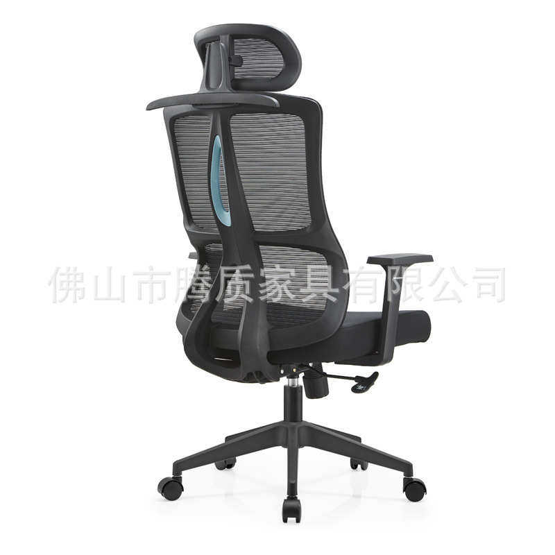 弓形职员网椅家用电脑椅会议椅子升降职员旋转布椅靠背办公室座椅