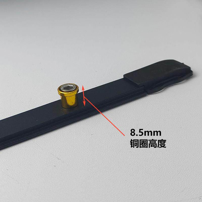 断桥铝门窗传动杆铝杆铝合金连杆连接滑块平开窗拉杆五金配件