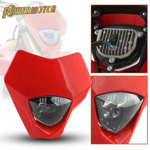 越野摩托车LED前照灯改装EC 250 250F 300F EX 300 350F行车灯