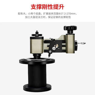 手持式FI14M法兰端面加工机 手摇式修复机水纹线密封槽及光面加工