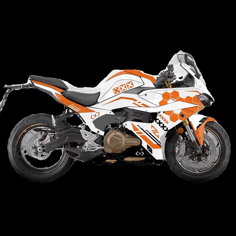 适用钱江赛24款550s摩托车贴纸改色膜贴画550全身贴版画个性定制