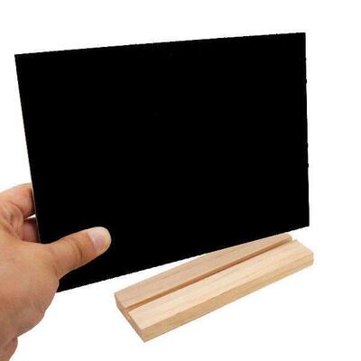 Chalkboard Pine Base Small Message Board Mini Blackboard