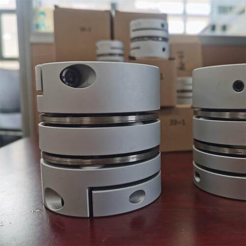 星形膜片式铝合金小型精细弹性夹紧式联轴器DMP开键槽