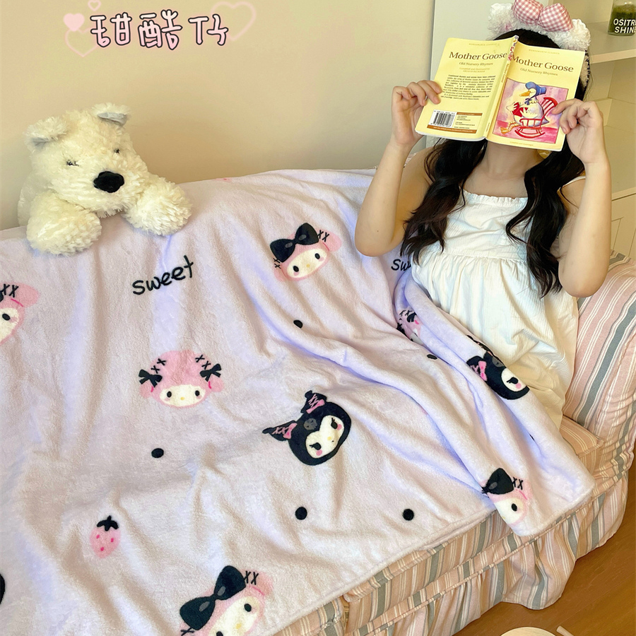 旅行薄毯休闲夏季空调午睡沙发毛毯子毯子小车毯披肩盖款办公室毯
