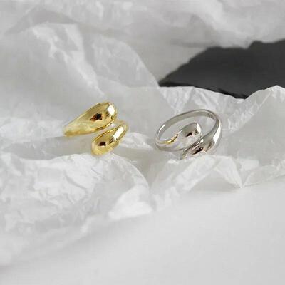925 Sterling Silver Color Ring Korean rendy Smooth Rings for