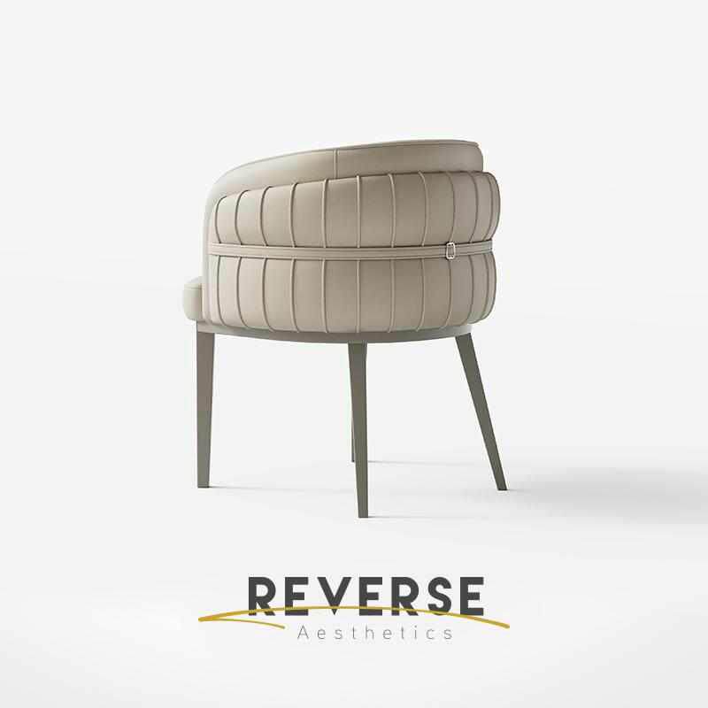 意式轻奢餐桌椅子家用现代高级感酒店洽谈接待书桌凳子靠背座椅