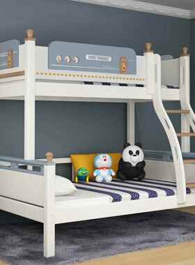 全木上下床双床层子母床层上下铺52344实木床成年双人床高低床儿