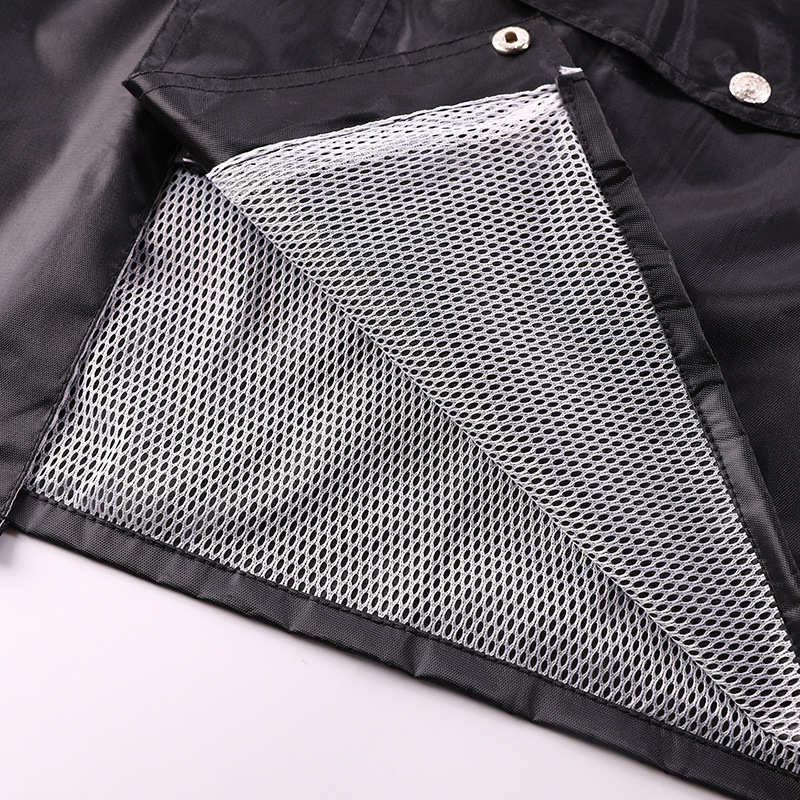 厂家批发 双层牛津布春亚纺成人雨衣 户外骑行反光分体式雨衣雨裤