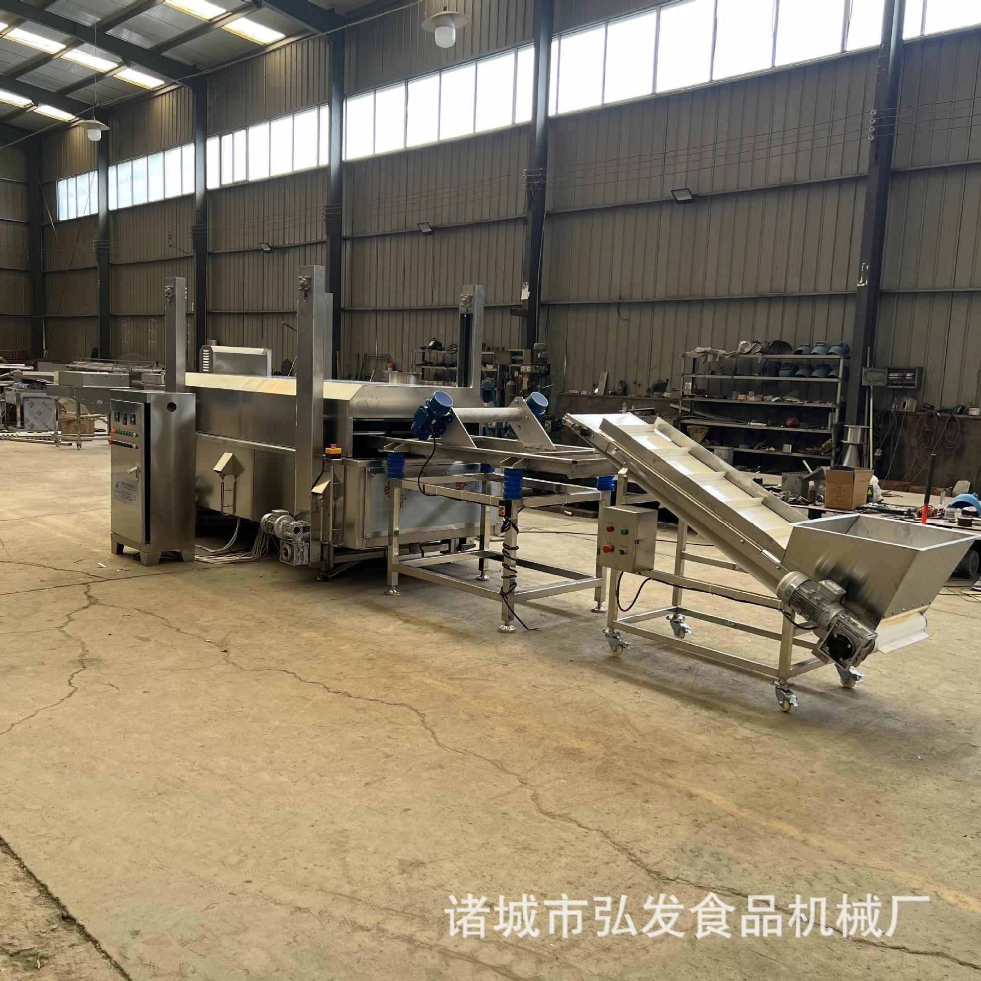 自动油炸流水线GSR全小龙虾油休闲食品加工设备