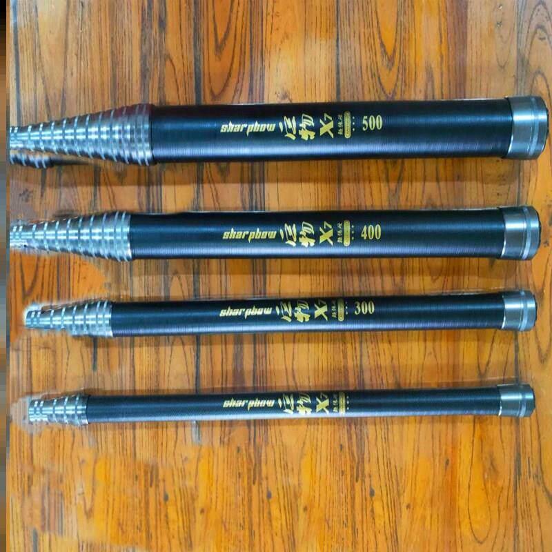 碳素捞网竿超轻超硬可伸缩短节杆捞鱼网兜钓鱼开草洞除水草神器