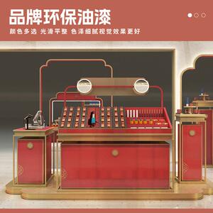 白银珠宝展示柜柜高端木质烤漆605高柜背质子柜木子可加工