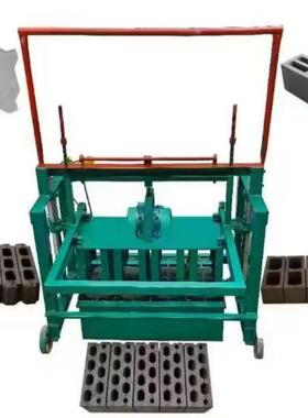 Cement brick machine免烧砖机透水砖路面砖彩砖机 送小推车