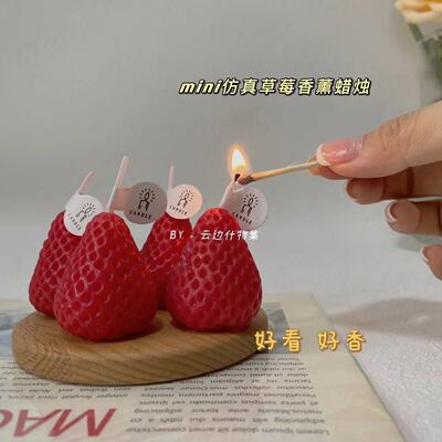 Internet-famous strawberry decorations, creative strawberry