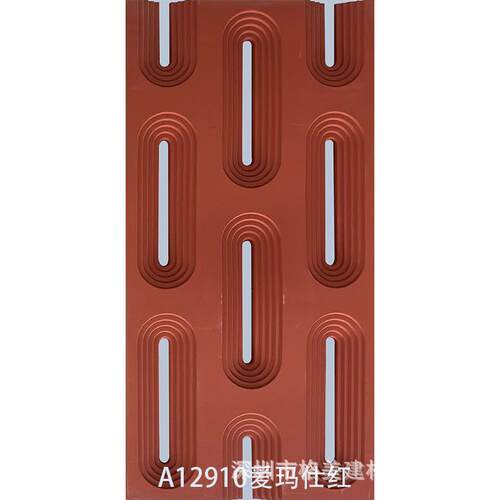 PU水泥构件凯旋门装饰板文化石PU背景板九宫格隔断墙空心砖轻奢风
