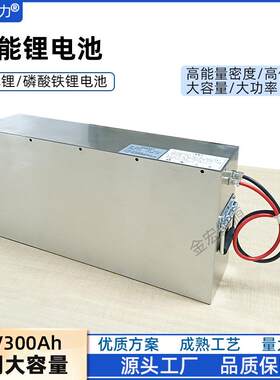 24v300ah户外锂电池太阳能光伏储能电源24v200ah基站工业储能电池