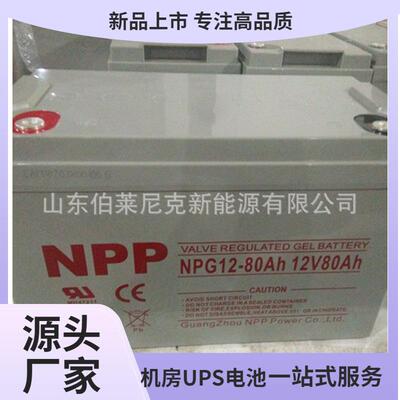 广州NPP耐普蓄电池12V100AH NPG12-100胶体免维护蓄电池 太阳能