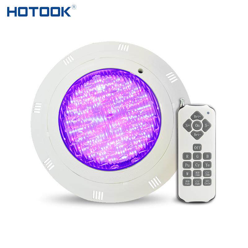 跨境热款专业七彩RGB壁挂式水下灯IP68防水DC12V水下LED泳池灯