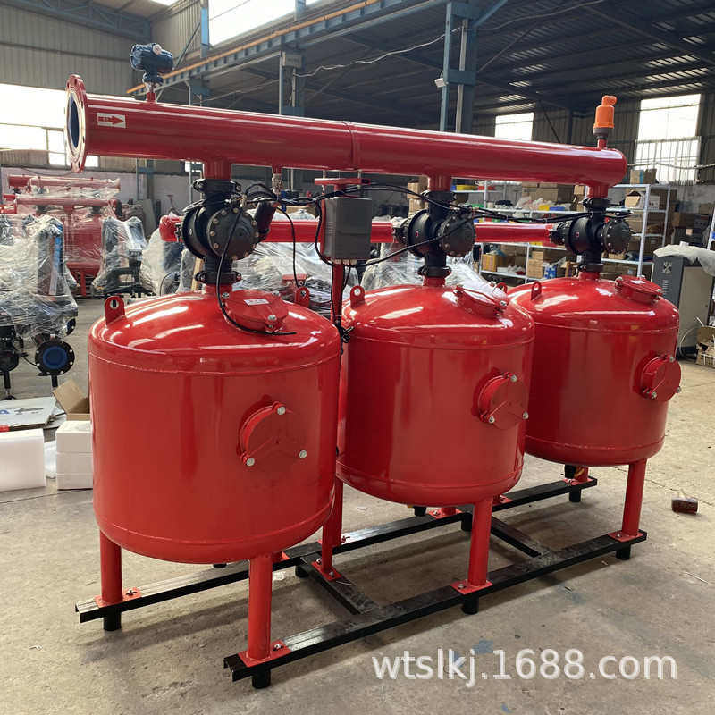 全自动反冲洗砂石过滤器厂家 蔬菜大棚节水灌溉用钢制砂石过滤器,机械设备,过滤设备,淘宝优惠券,粉丝福利购,淘宝优惠卷