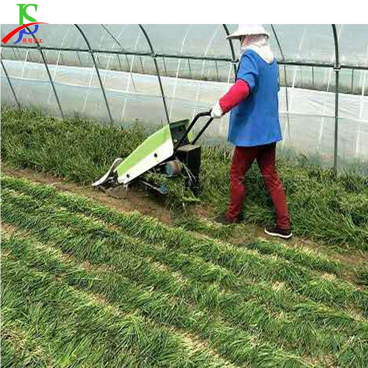 自走式农用韭菜收获机手扶式小型割韭菜机保根留茬韭菜收割工具