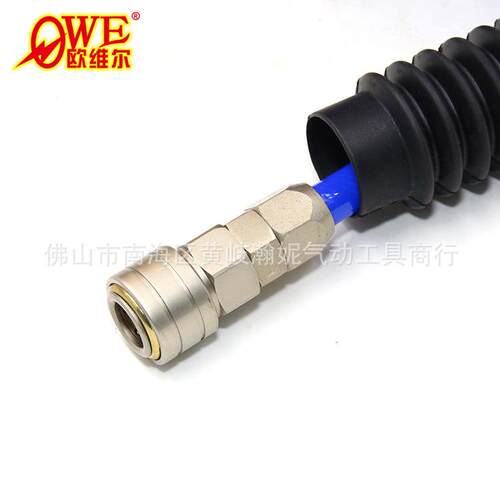 欧维尔OW-820气鼓自动卷管器气管卷轮座排管伸缩20米12*8mm吊轮