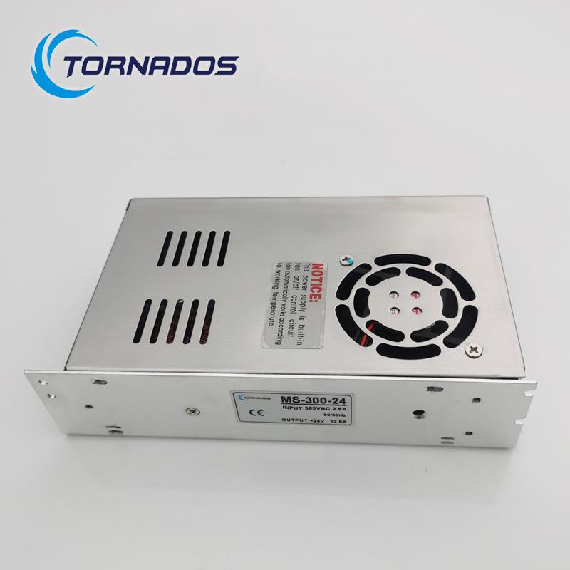 380VAC输入300W24V12.5A切割机洗墙机专用配套开关电源MS-300-24